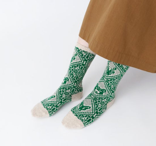 Forest Animal Wool Socks