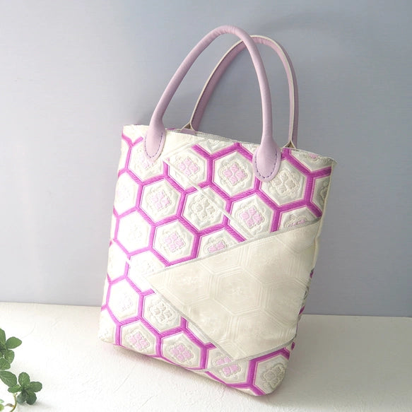 Magenta  Kimono Tote Bag