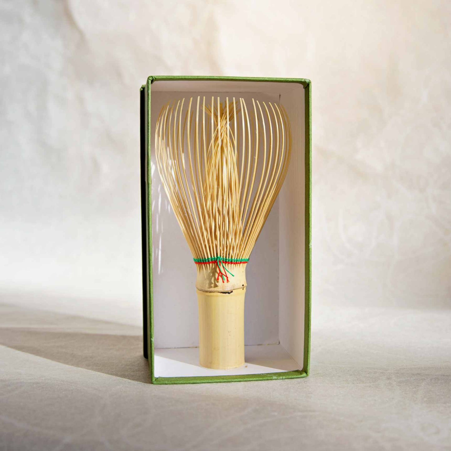 Black Bamboo Whisk with Colored Thread