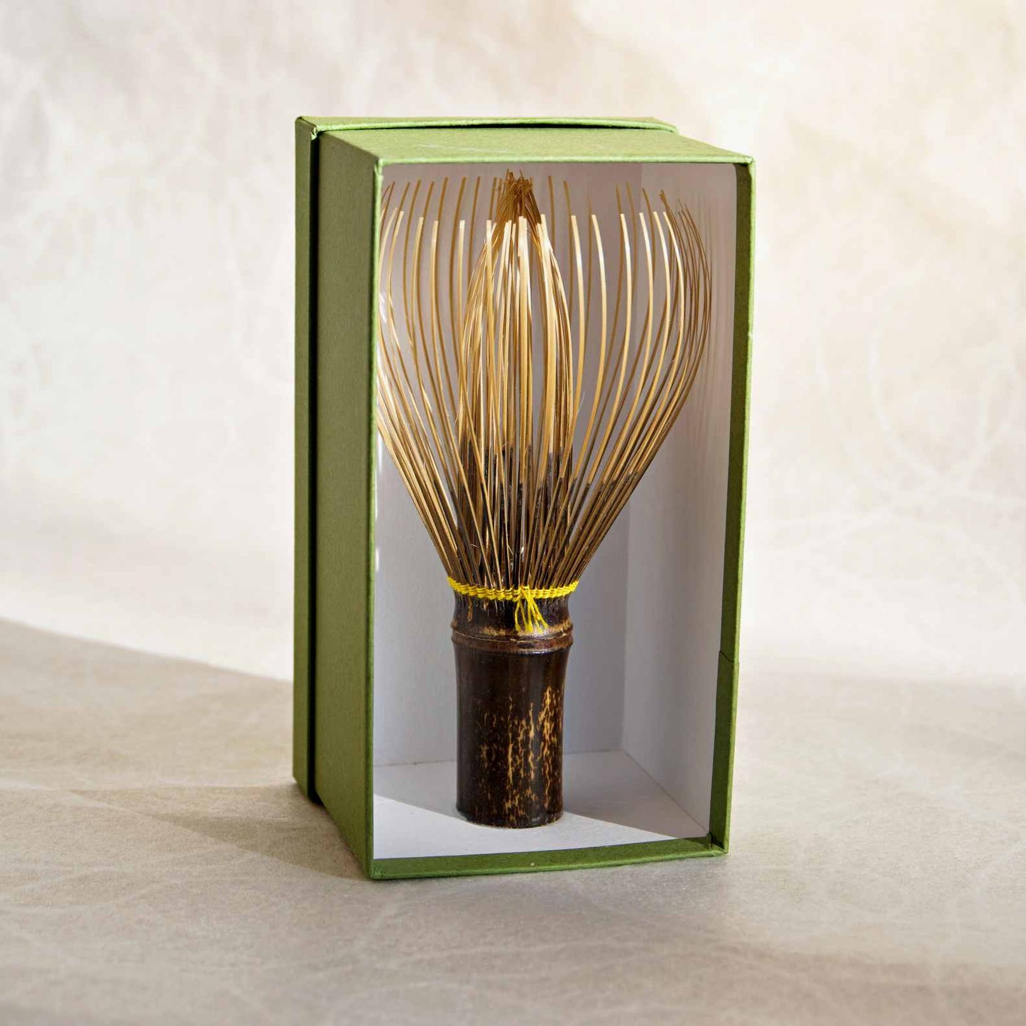 Black Bamboo Whisk with Colored Thread