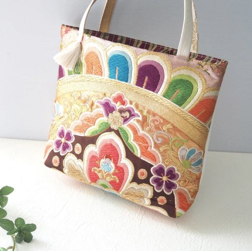 Chic and colorful Kimono Tote Bag