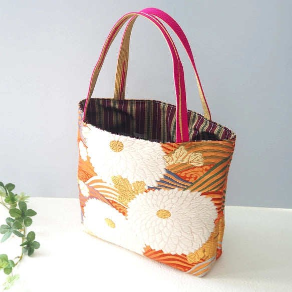 Chrysanthemum Kimono Tote Bag