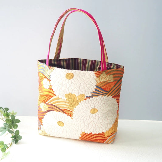 Chrysanthemum Kimono Tote Bag