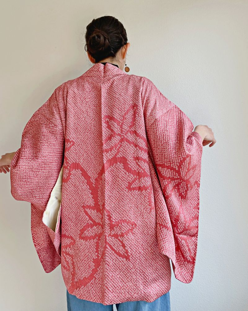 Flower Shadow Shibori Jacket