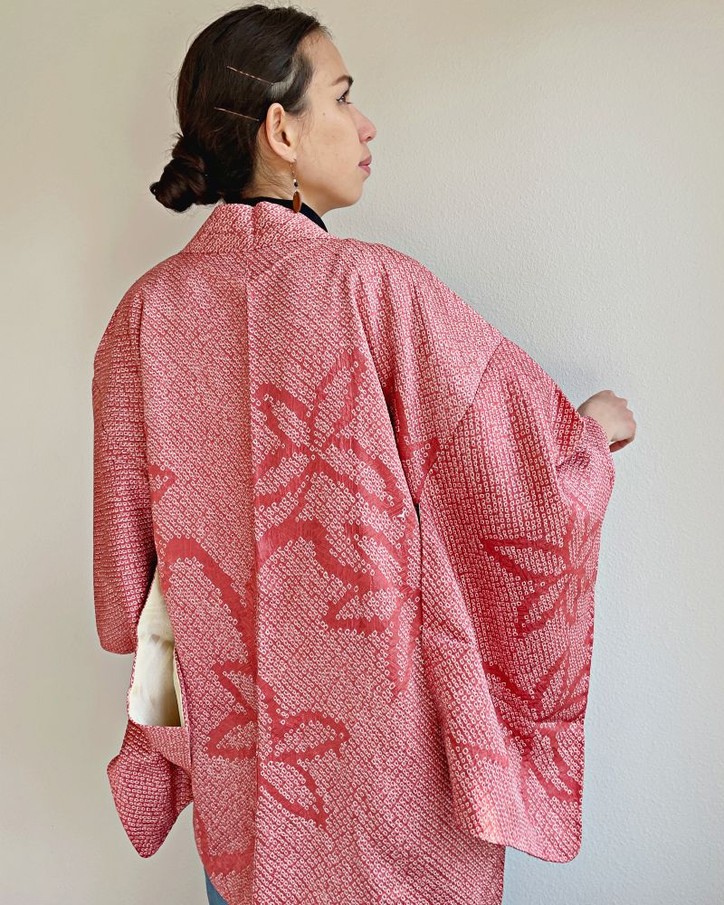 Flower Shadow Shibori Jacket