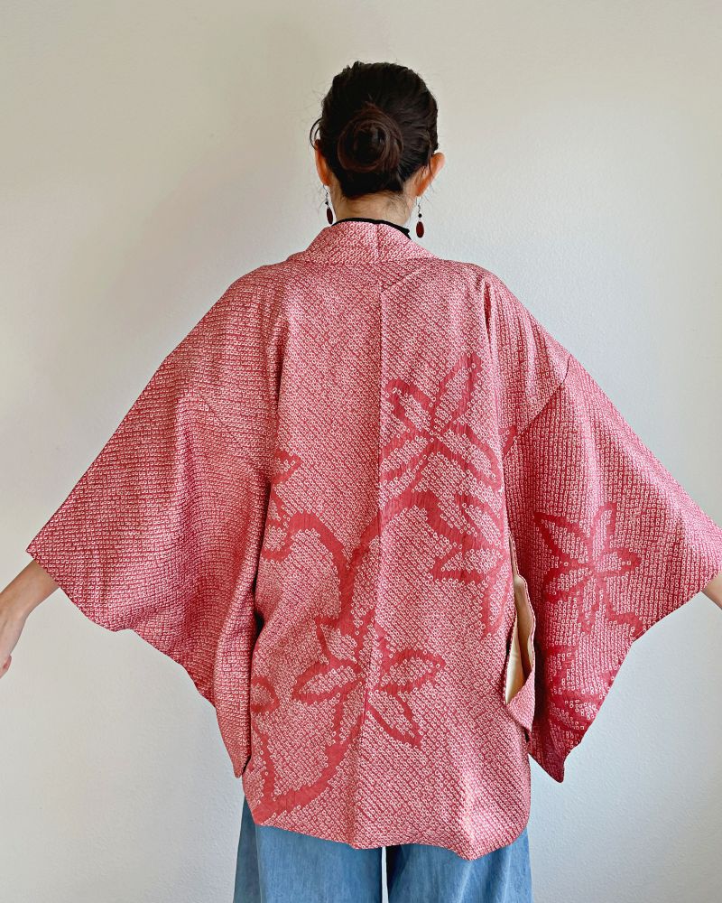 Flower Shadow Shibori Jacket