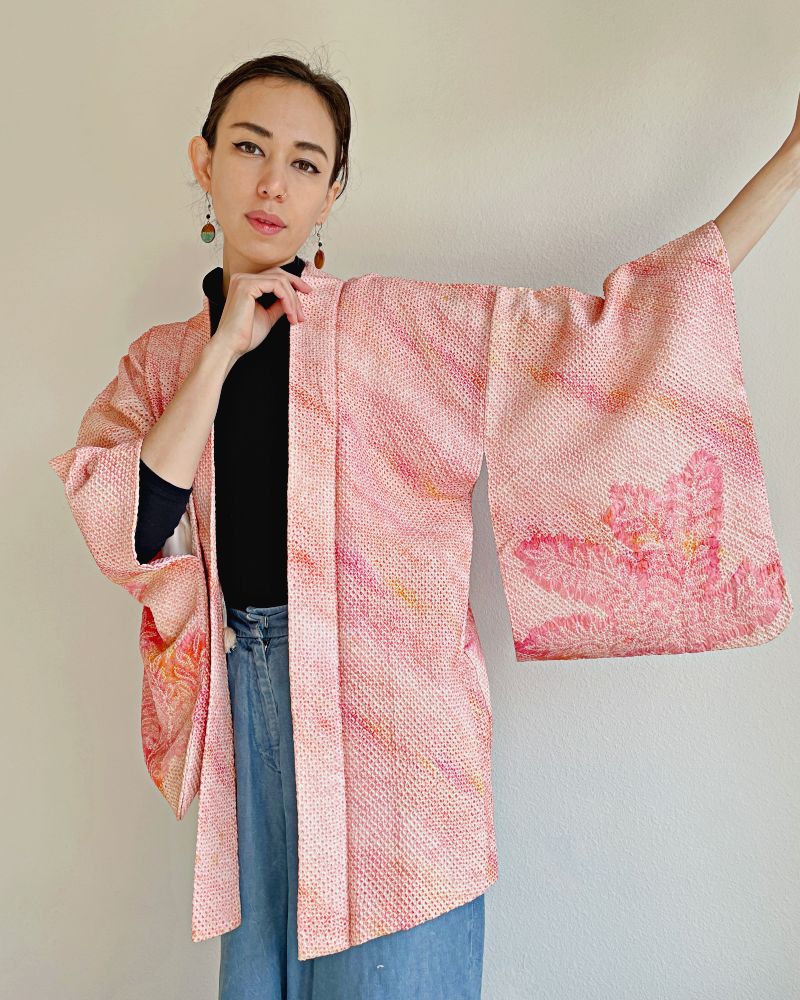 Hazy Fern Shibori Jacket
