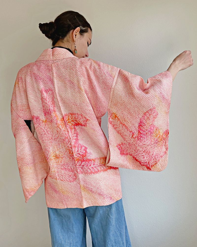 Hazy Fern Shibori Jacket