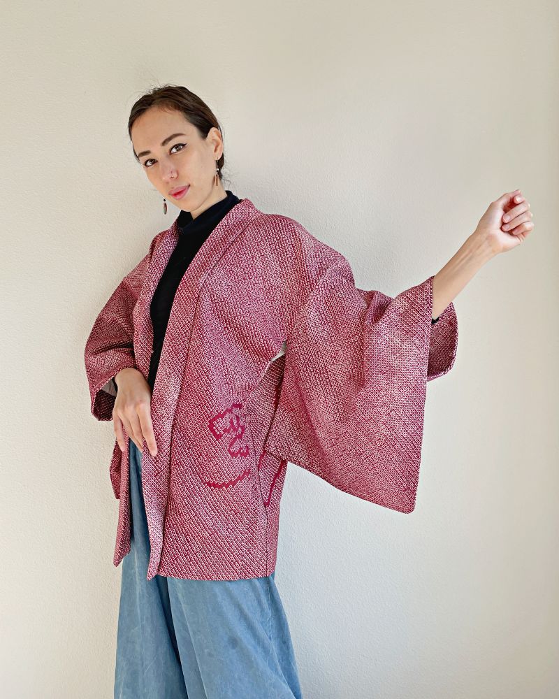 Beni Umi Shibori Jacket