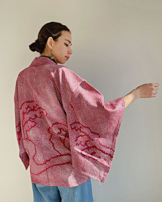 Beni Umi Shibori Jacket