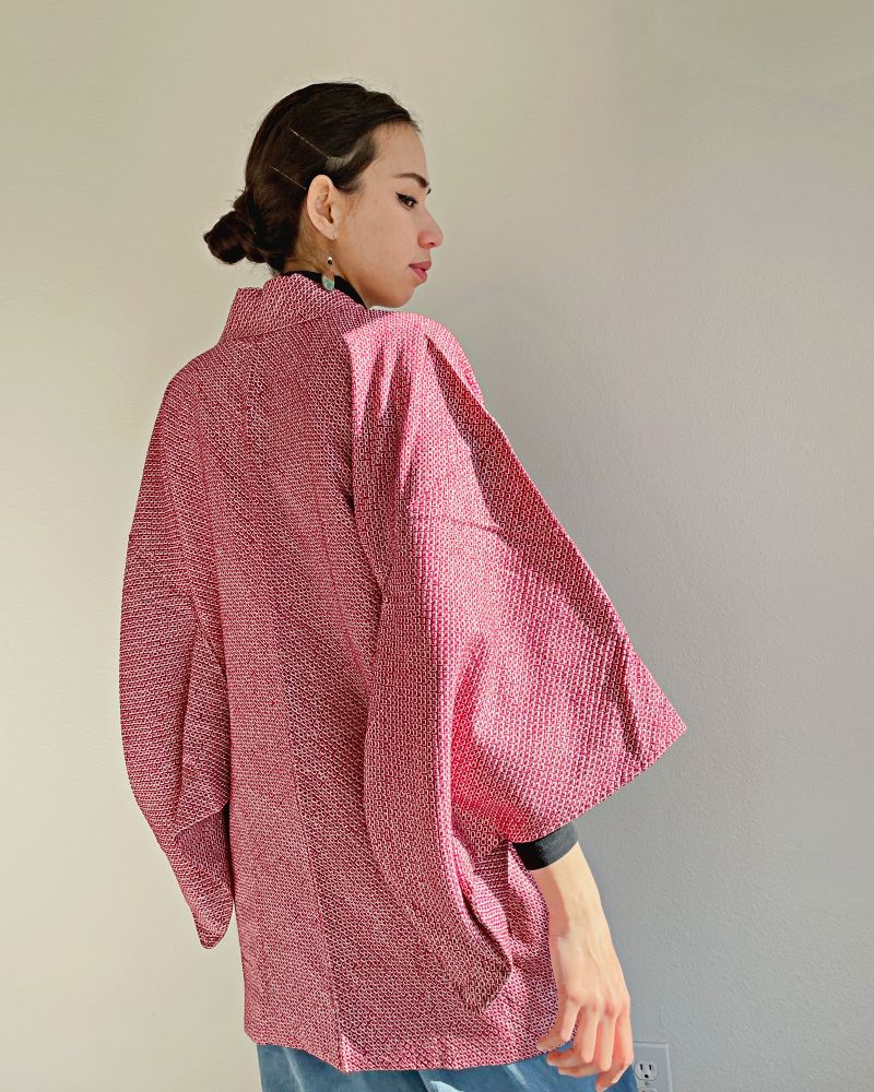 Basic Azuki Shibori Jacket
