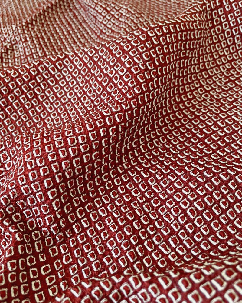 Chestnut Rouge Shibori Jacket