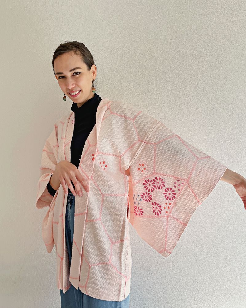 Gentle Blooms Shibori Jacket