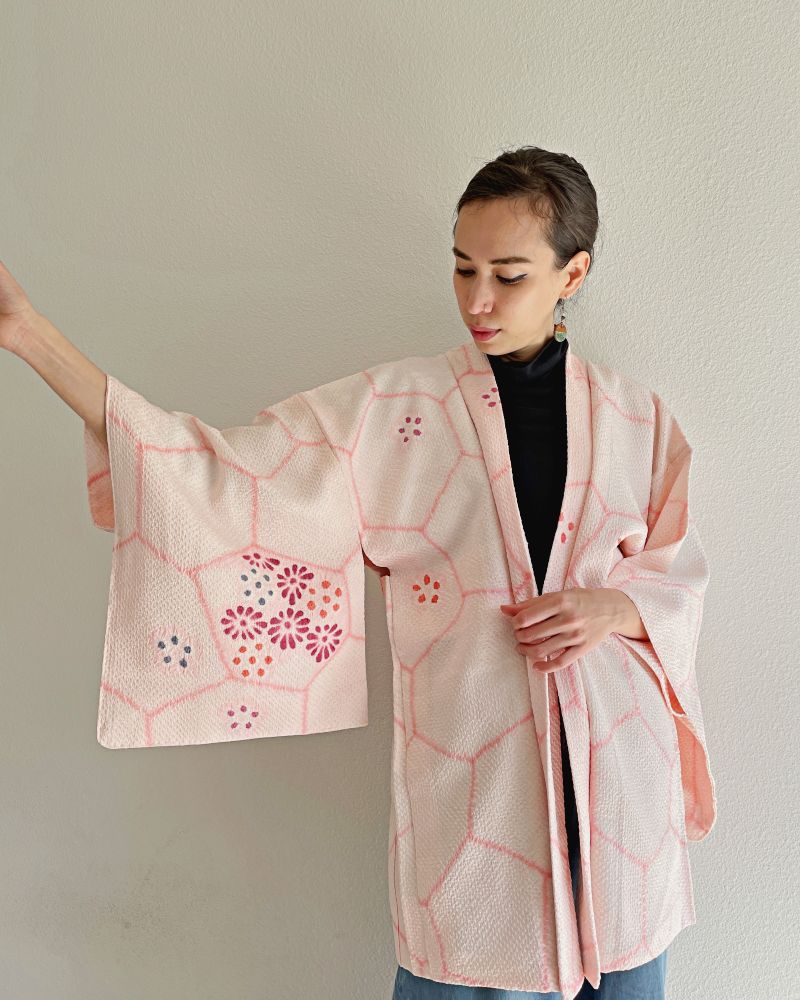 Gentle Blooms Shibori Jacket