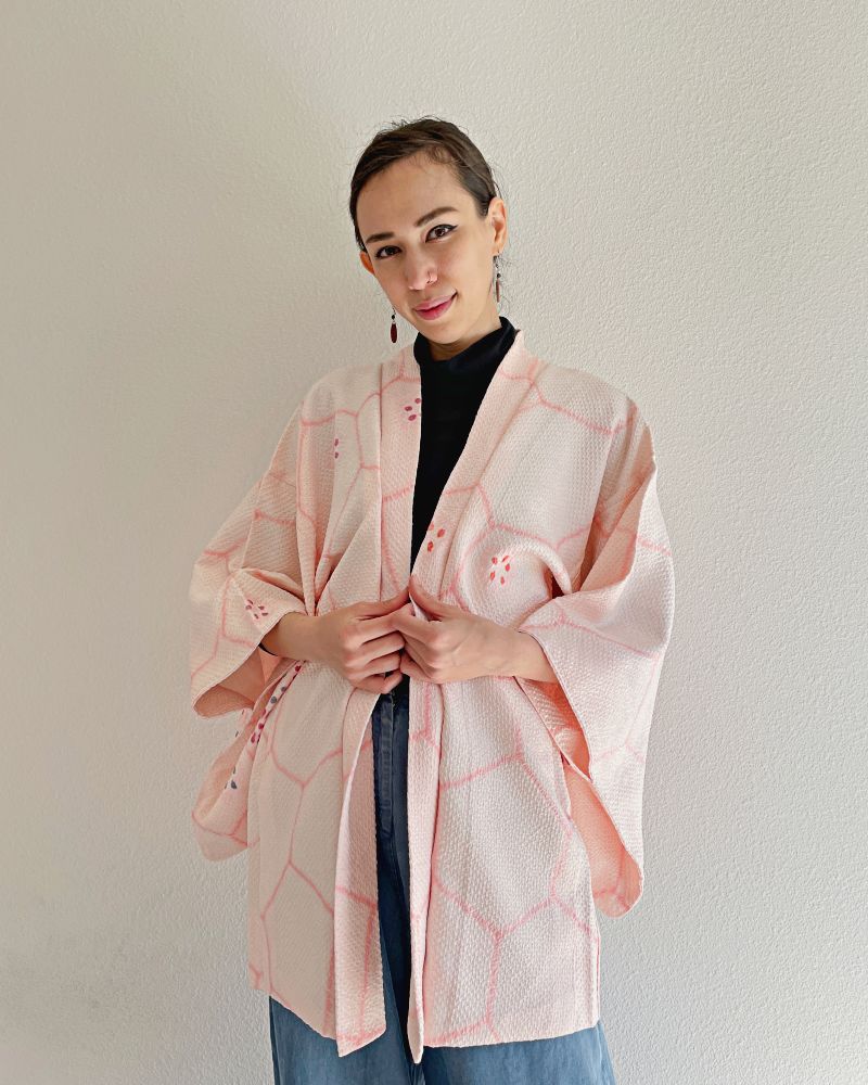 Gentle Blooms Shibori Jacket