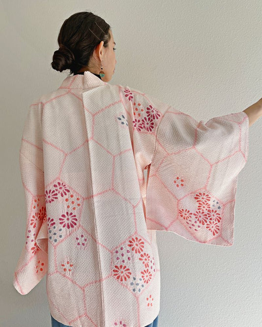 Gentle Blooms Shibori Jacket