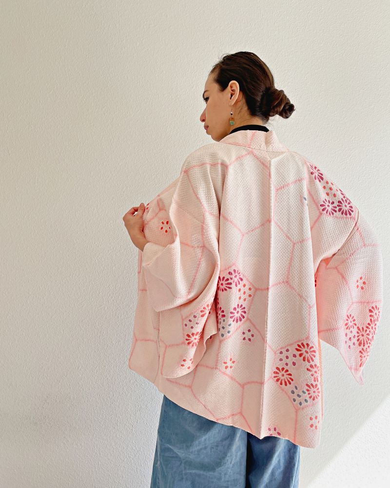 Gentle Blooms Shibori Jacket