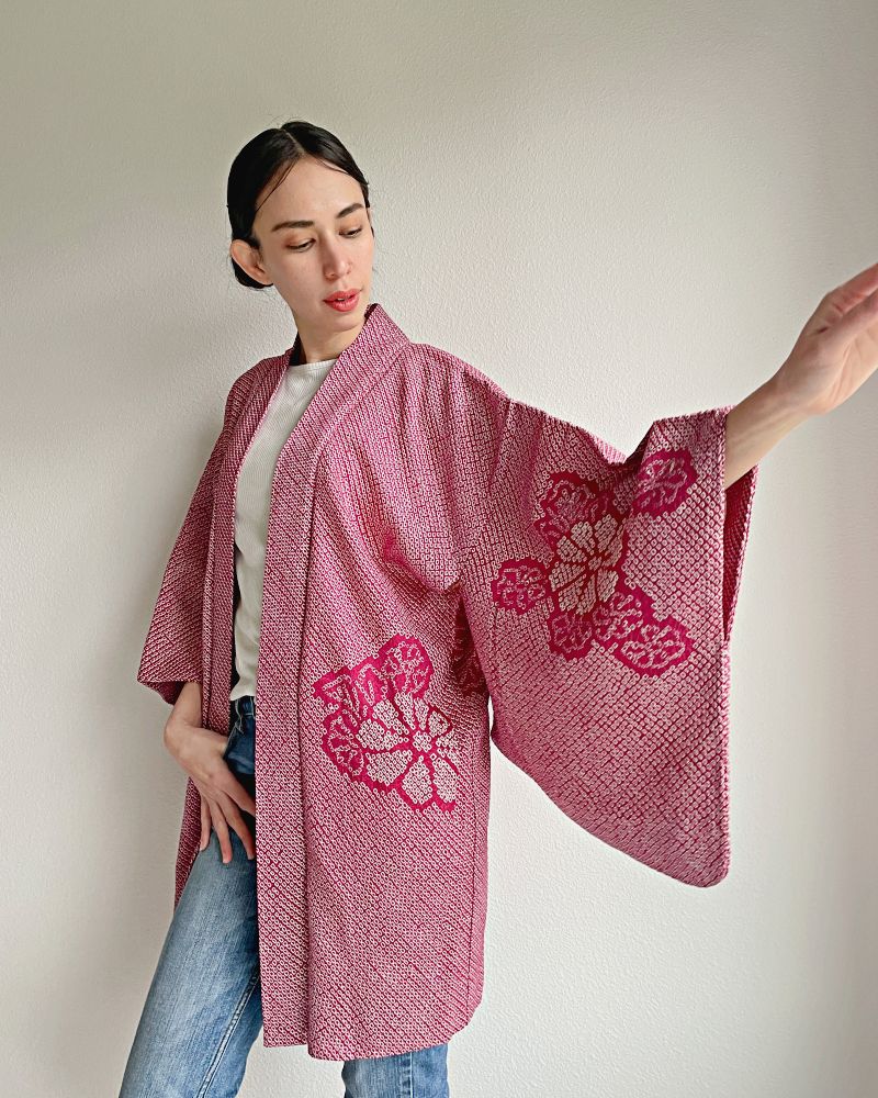 Benigiku Haori Kimono Jacket