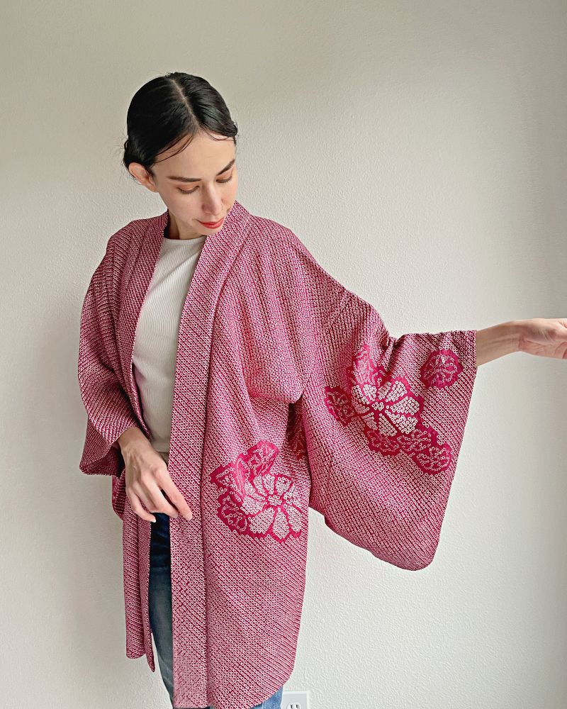Benigiku Haori Kimono Jacket