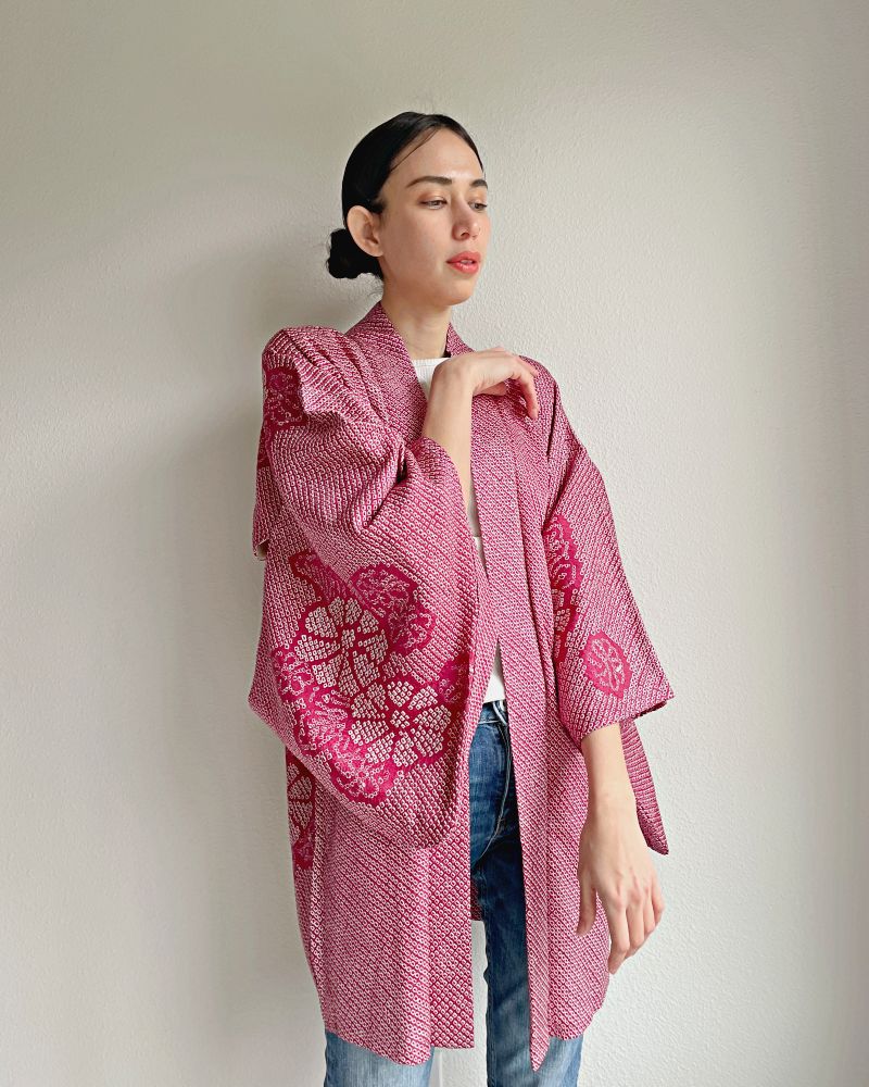 Benigiku Haori Kimono Jacket