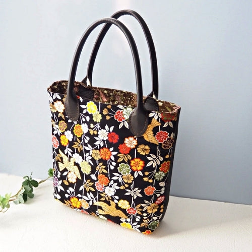 Floral Chain Kimono Tote Bag