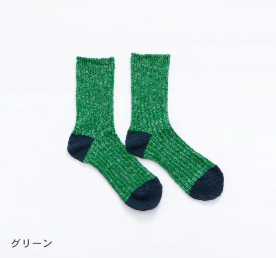 Linen Silk Crew Socks