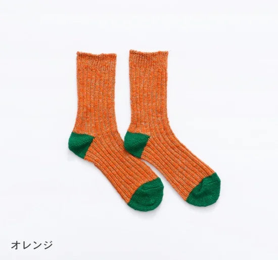 Linen Silk Crew Socks