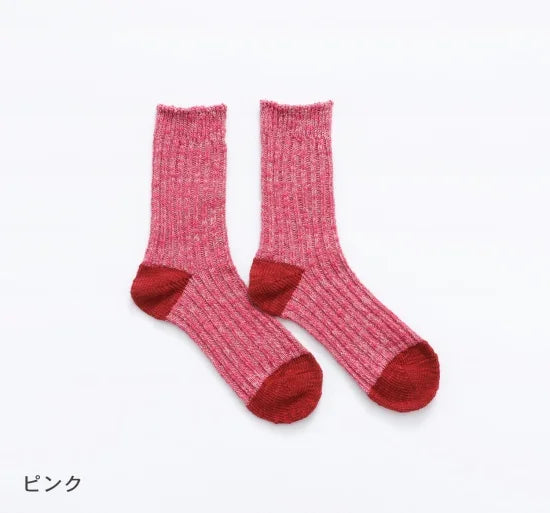 Linen Silk Crew Socks