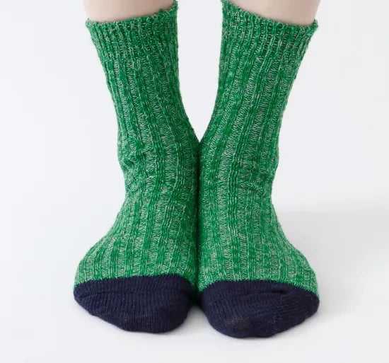 Linen Silk Crew Socks