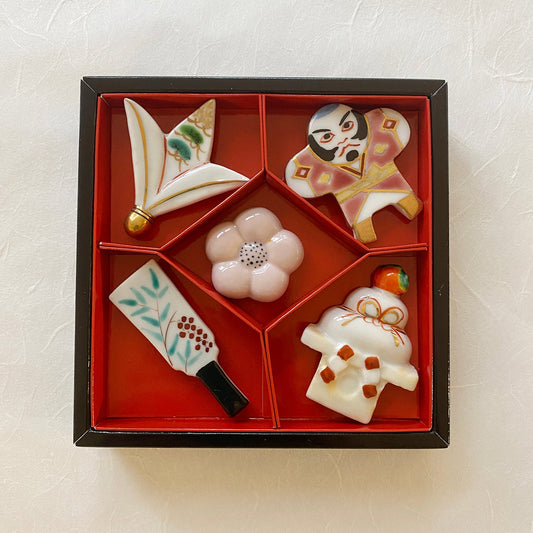 New Years Chopstick Rests